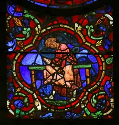 I calzolai, scena dalla Vita di San Martino, Cattedrale di Chartres